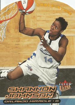 2000 Ultra WNBA - Gold Medallion #30G Shannon Johnson Front