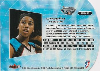 2000 Ultra WNBA - Gold Medallion #31G Chasity Melvin Back