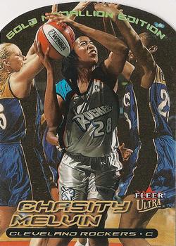 2000 Ultra WNBA - Gold Medallion #31G Chasity Melvin Front