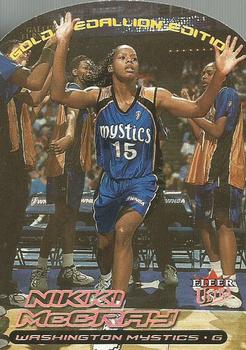 2000 Ultra WNBA - Gold Medallion #42G Nikki McCray Front