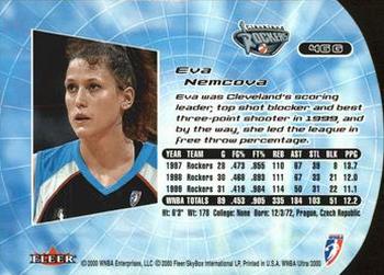2000 Ultra WNBA - Gold Medallion #46G Eva Nemcova Back
