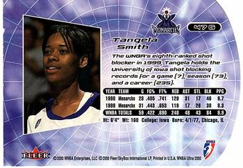 2000 Ultra WNBA - Gold Medallion #47G Tangela Smith Back