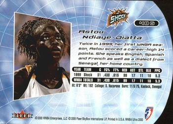 2000 Ultra WNBA - Gold Medallion #48G Astou Ndiaye-Diatta Back