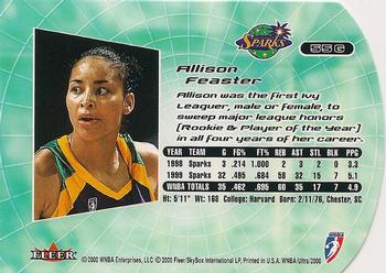 2000 Ultra WNBA - Gold Medallion #55G Allison Feaster Back