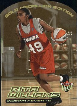 2000 Ultra WNBA - Gold Medallion #65G Rita Williams Front