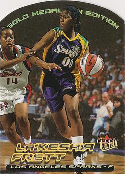 2000 Ultra WNBA - Gold Medallion #67G La'Keshia Frett Front