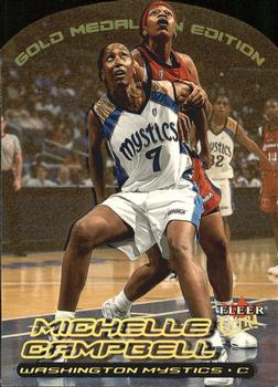 2000 Ultra WNBA - Gold Medallion #72G Michelle Campbell Front