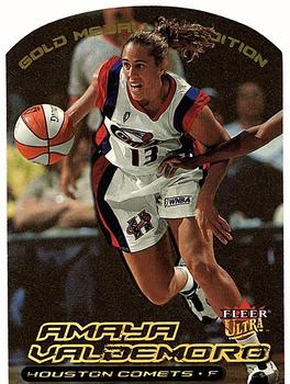 2000 Ultra WNBA - Gold Medallion #78G Amaya Valdemoro Front