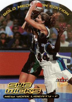 2000 Ultra WNBA - Gold Medallion #79G Sue Wicks Front