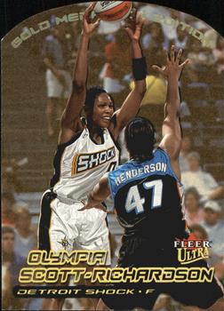 2000 Ultra WNBA - Gold Medallion #84G Olympia Scott-Richardson Front