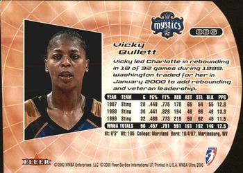 2000 Ultra WNBA - Gold Medallion #88G Vicky Bullett Back