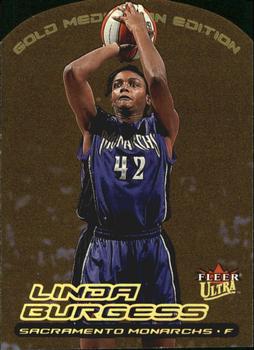 2000 Ultra WNBA - Gold Medallion #90G Linda Burgess Front