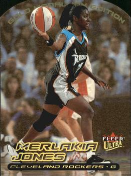 2000 Ultra WNBA - Gold Medallion #91G Merlakia Jones Front