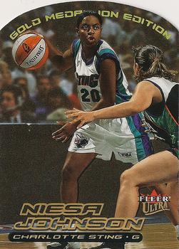 2000 Ultra WNBA - Gold Medallion #93G Niesa Johnson Front