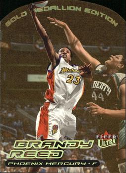 2000 Ultra WNBA - Gold Medallion #97G Brandy Reed Front
