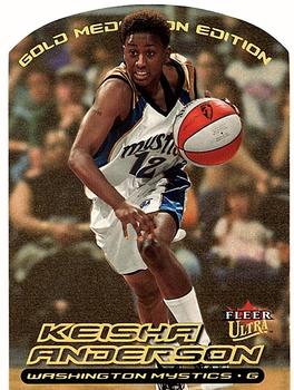 2000 Ultra WNBA - Gold Medallion #101G Keisha Anderson Front