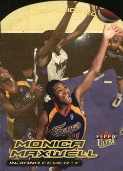 2000 Ultra WNBA - Gold Medallion #112G Monica Maxwell Front