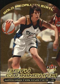 2000 Ultra WNBA - Gold Medallion #113G Beth Cunningham Front