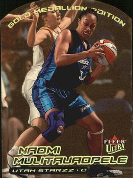 2000 Ultra WNBA - Gold Medallion #116G Naomi Mulitauaopele Front