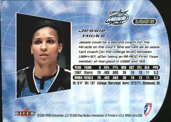 2000 Ultra WNBA - Gold Medallion #125G Jessie Hicks Back