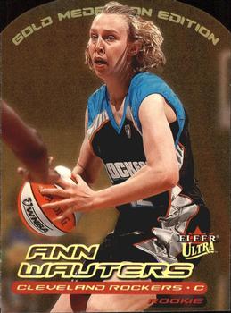 2000 Ultra WNBA - Gold Medallion #126G Ann Wauters Front