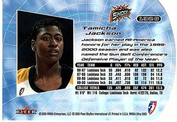 2000 Ultra WNBA - Gold Medallion #132G Tamicha Jackson Back