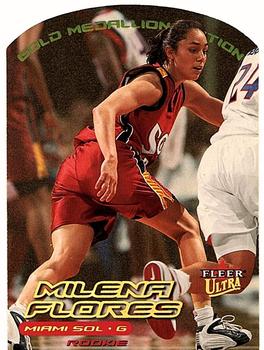2000 Ultra WNBA - Gold Medallion #140G Milena Flores Front