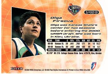 2000 Ultra WNBA - Gold Medallion #145G Olga Firsova Back
