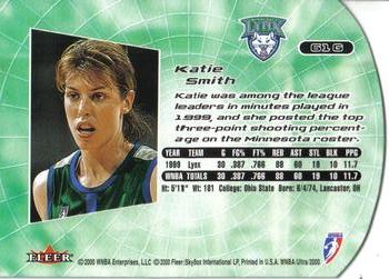 2000 Ultra WNBA - Gold Medallion #61G Katie Smith Back