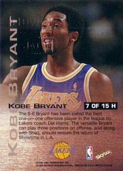 1997-98 Metal Universe Championship - Hardware #7 H Kobe Bryant Back