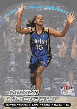 2000 Ultra WNBA - Platinum Medallion #42P Nikki McCray Front