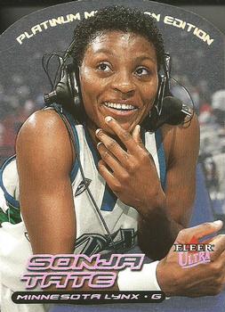 2000 Ultra WNBA - Platinum Medallion #80P Sonja Tate Front