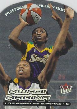 2000 Ultra WNBA - Platinum Medallion #89P Mwadi Mabika Front