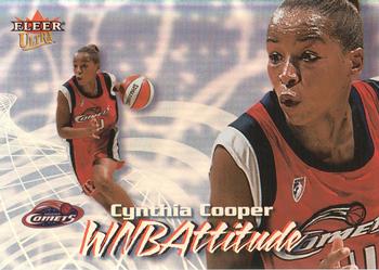 2000 Ultra WNBA - WNBAttitude #9 WA Cynthia Cooper Front