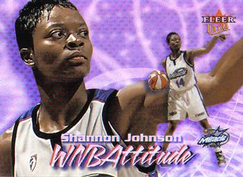 2000 Ultra WNBA - WNBAttitude #4 WA Shannon Johnson Front
