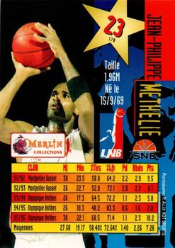 1996-97 Merlin Ultimate (LNB) #23 Jean-Philippe Methelie Back