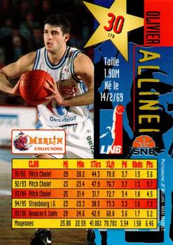 1996-97 Merlin Ultimate (LNB) #30 Olivier Allinei Back