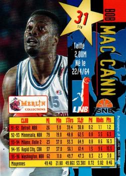 1996-97 Merlin Ultimate (LNB) #31 Bob McCann Back