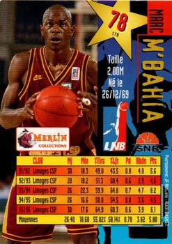 1996-97 Merlin Ultimate (LNB) #78 Marc M'bahia Back