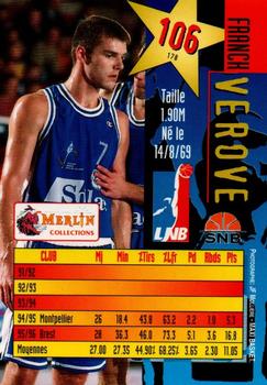 1996-97 Merlin Ultimate (LNB) #106 Franck Verove Back
