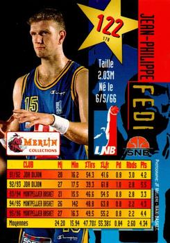 1996-97 Merlin Ultimate (LNB) #122 Jean-Philippe Fedi Back