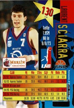 1996-97 Merlin Ultimate (LNB) #130 Laurent Sciarra Back