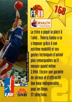 1996-97 Merlin Ultimate (LNB) #168 Thierry Gadou Back