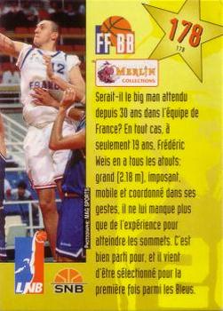 1996-97 Merlin Ultimate (LNB) #178 Frederic Weis Back