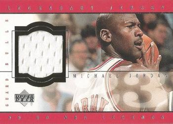 1999-00 Upper Deck Legends - Legendary Jerseys #MJ-J Michael Jordan Front