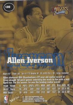 1997-98 SkyBox Premium #100 Allen Iverson Back