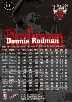 1997-98 SkyBox Premium #119 Dennis Rodman Back