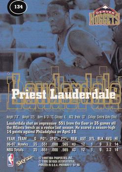 1997-98 SkyBox Premium #134 Priest Lauderdale Back