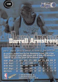 1997-98 SkyBox Premium #140 Darrell Armstrong Back