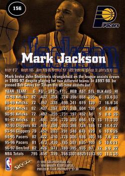 1997-98 SkyBox Premium #156 Mark Jackson Back